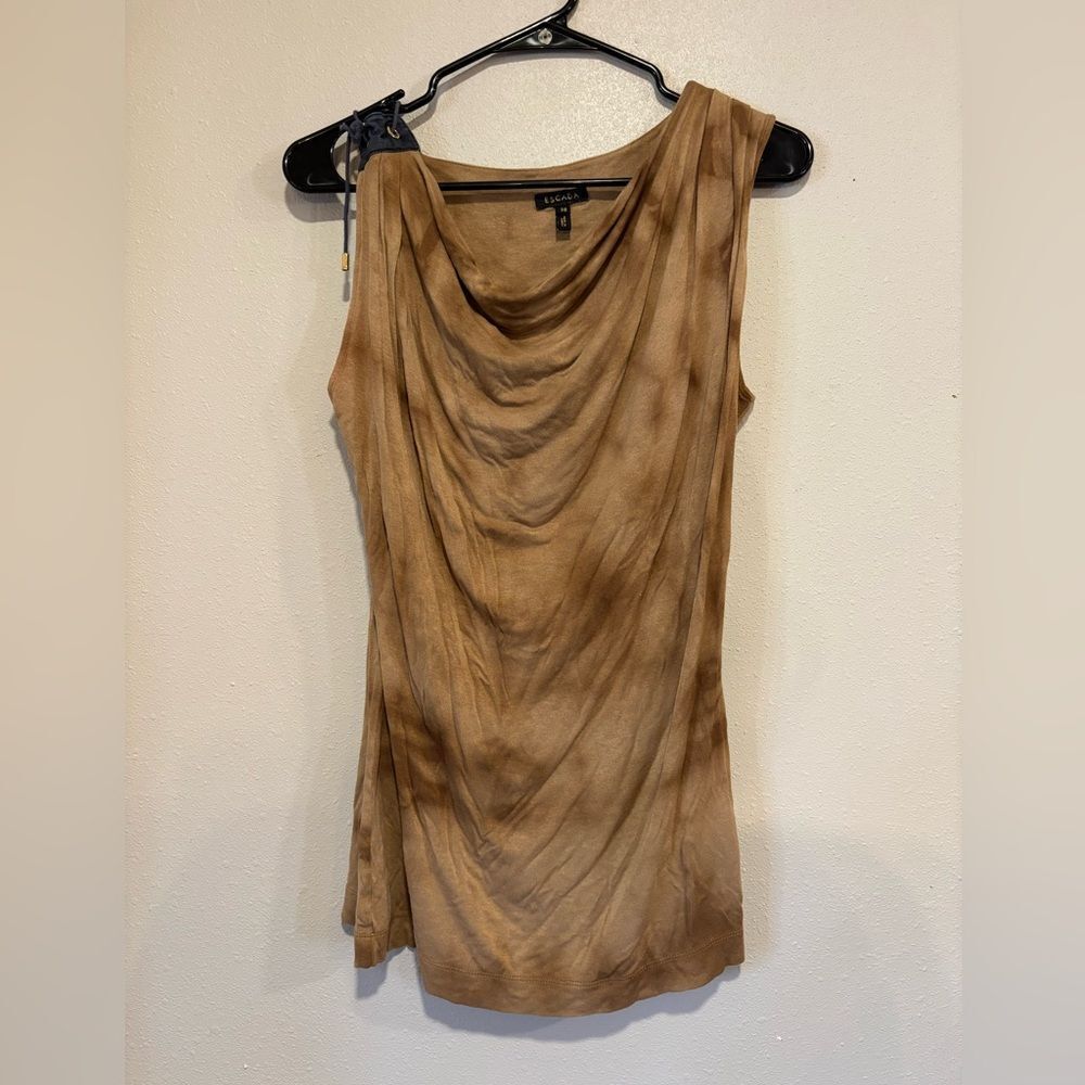 Vintage Y12 Draping Cowl Neck Escada Blouse